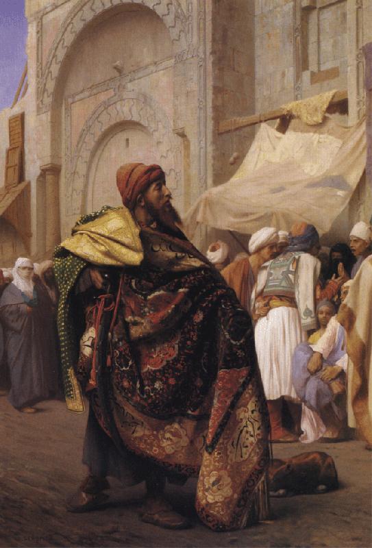 Jean - Leon Gerome The Carpet Merchant of Cairo oil painting picture